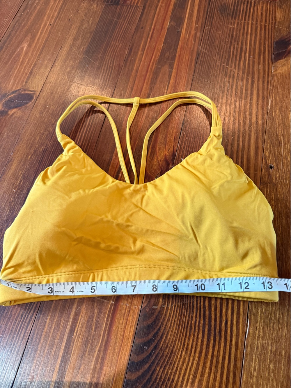 Yellow Women's Sports Bra